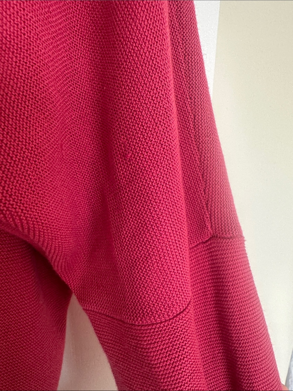 ba&sh Deep Red V-Neck Lightweight Sweater - Picture 7 of 8